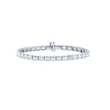 13 Carat Emerald Cut Diamond Tennis Bracelet