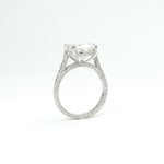Platinum Round Diamond Ring