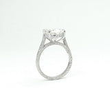 Platinum Round Diamond Ring