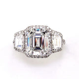 Platinum and Diamond Engagement Ring