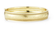 Penny Preville 18k Yellow Gold Engravable Bangle