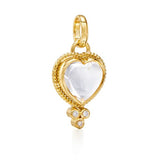 Temple St Clair Rock Crystal Heart Pendant small