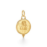 Temple St Clair 18K Gold Large Angel Pendant
