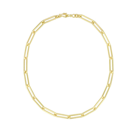 LPL Signature Collection 18k Yellow Gold Link Necklace