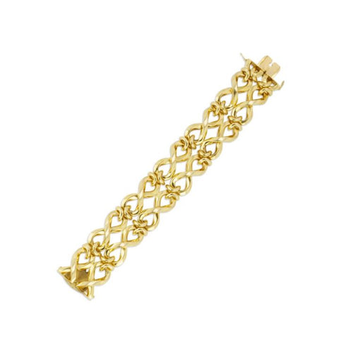 Estate 18k Yellow Gold Link Bracelet