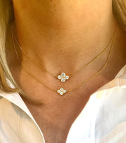 LPL Signature Collection 18k Yellow Gold Medium Anderson Diamond Necklace