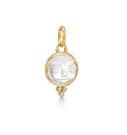 Temple St. Clair 18k Yellow Gold Moonface Enhancer with Diamonds