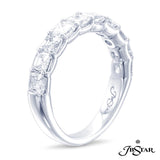 Side view of JB Star platinum diamond ring